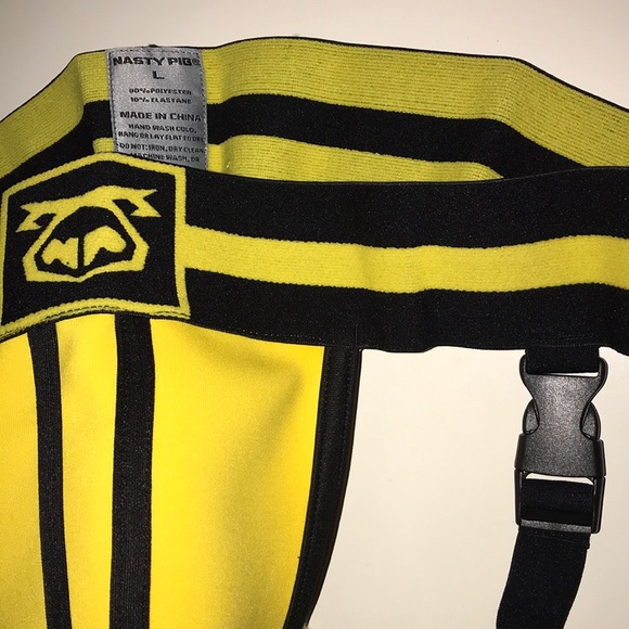 NASTY PIG "Troop" Jock Strap Custom Neoprene LARGE - Picture 8 of 8